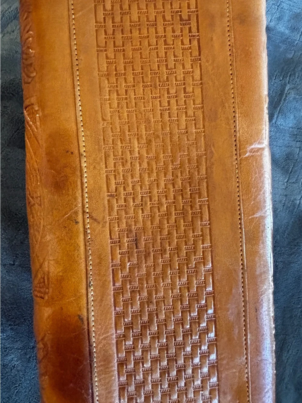 Avelar’s Productos Embossed Leather Bag Mexico Guadalajara